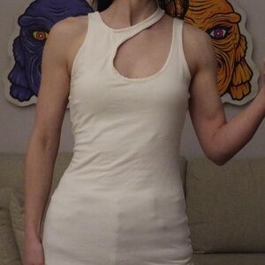 Marcella NYC Marcellamoda Marcella New York asymmetrical tank top